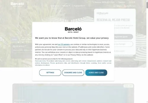 Barceló Hotels septiembre 2026