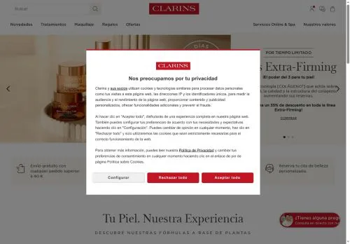 Clarins marzo 2026
