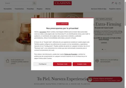 Clarins marzo 2026