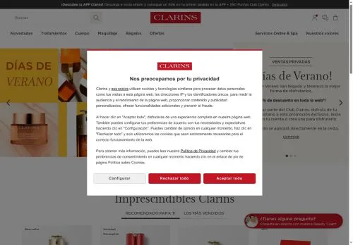 Clarins junio 2026