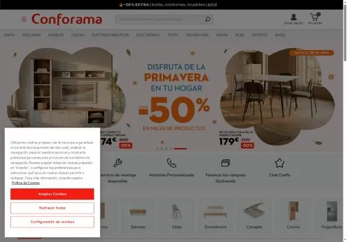 Conforama abril 2026