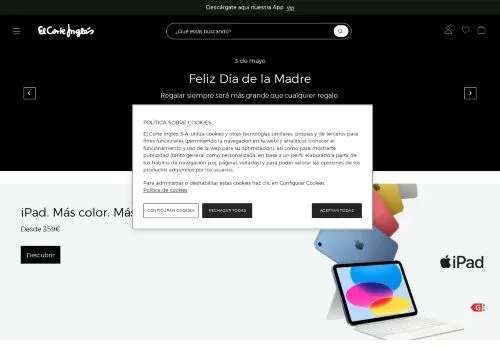 El Corte Inglés abril 2026