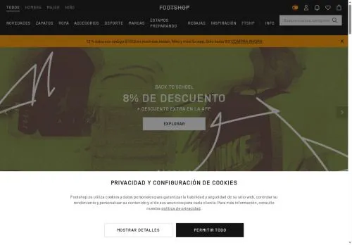 Footshop septiembre 2026