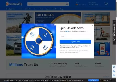 GeekBuying diciembre 2025