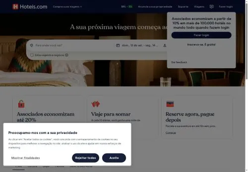 Hoteles.com septiembre 2026