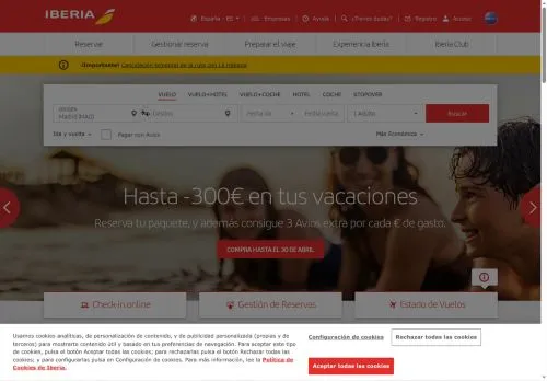 Iberia abril 2026