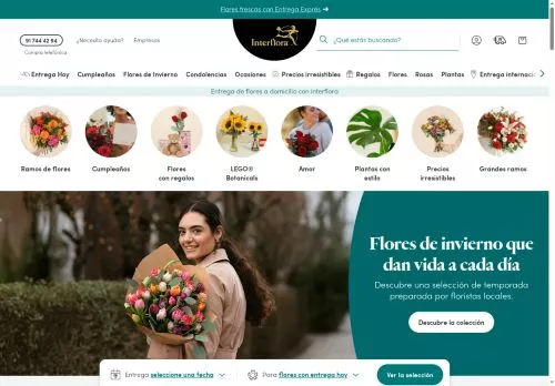 Interflora enero 2026