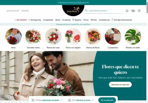 Interflora febrero 2026