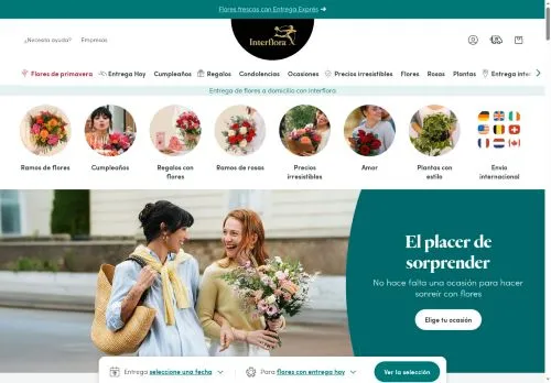Interflora mayo 2026