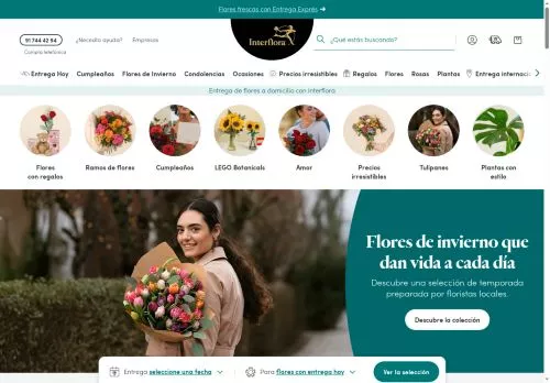Interflora enero 2026