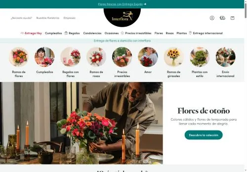 Interflora septiembre 2026