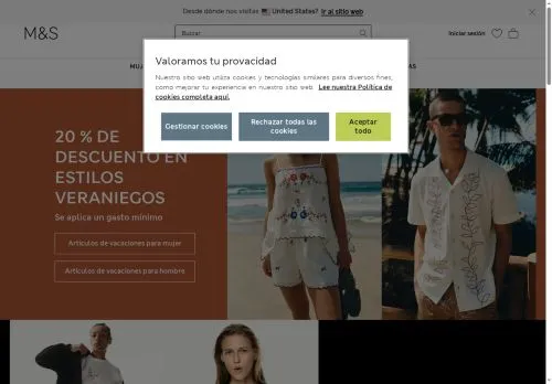 Marks & Spencer agosto 2026