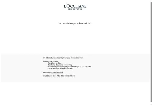 Occitane en Provence agosto 2026