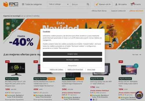 PC Componentes diciembre 2025