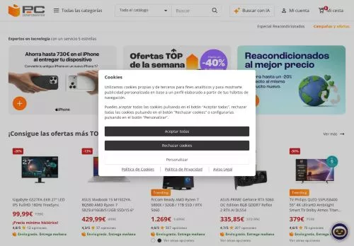PC Componentes febrero 2026