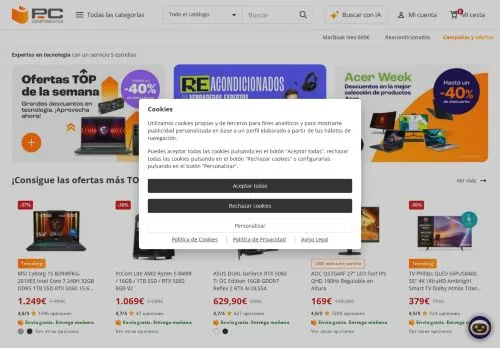 PC Componentes abril 2026