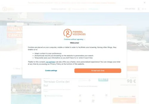 Pierre & Vacances marzo 2026