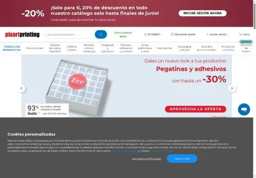 Pixartprinting abril 2026