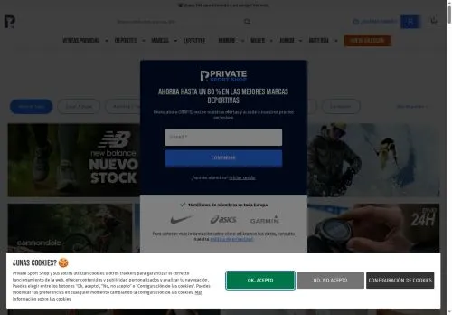 Private Sport Shop marzo 2026