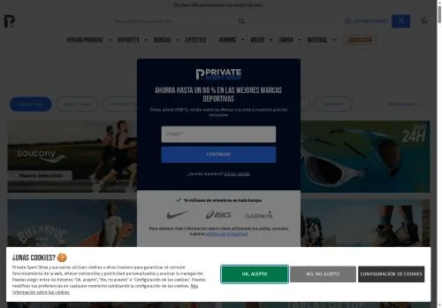 Private Sport Shop agosto 2026