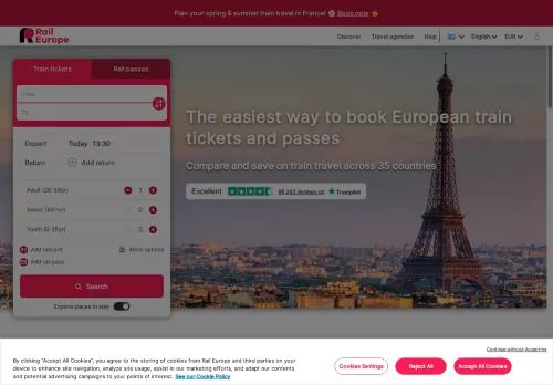 Rail Europe febrero 2026