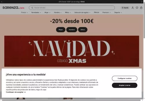 Sarenza diciembre 2025