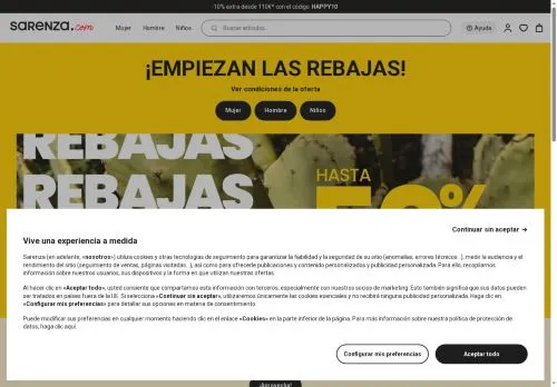 Sarenza junio 2026