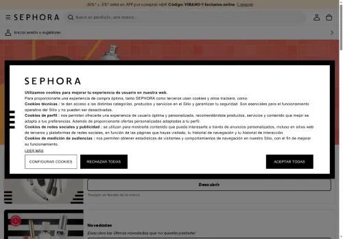 Sephora agosto 2026