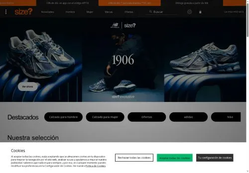 Size? abril 2026