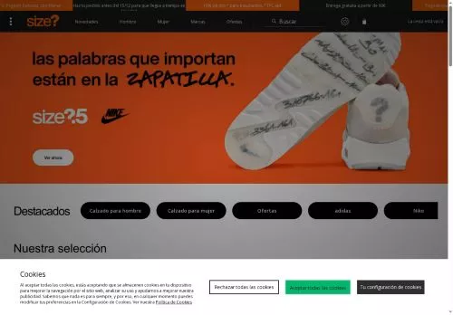 Size? diciembre 2025