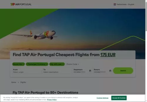 TAP Air Portugal diciembre 2025