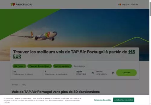 TAP Air Portugal febrero 2026