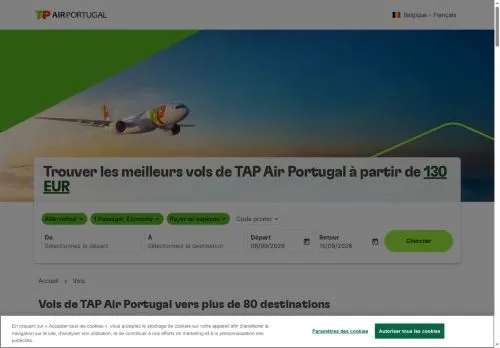 TAP Air Portugal septiembre 2026