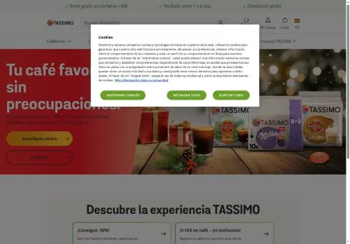 Tassimo diciembre 2025