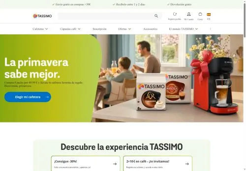 Tassimo abril 2026