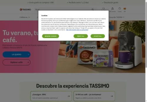 Tassimo julio 2026