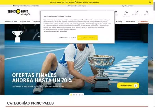 Tennis Point enero 2026