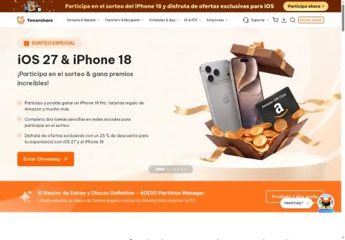 Tenorshare septiembre 2026