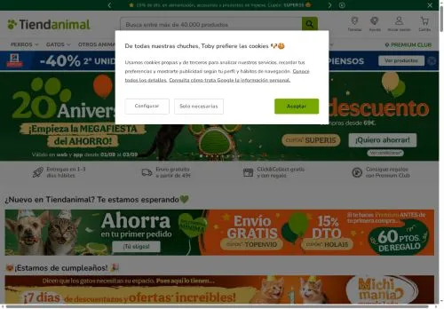 Tiendanimal septiembre 2026