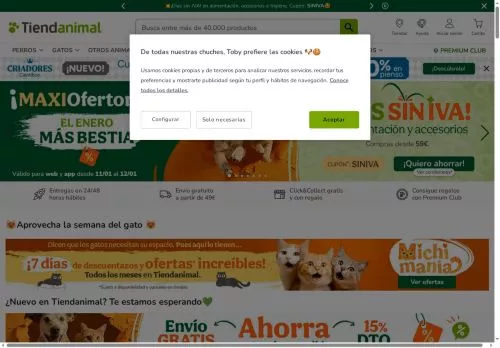 Tiendanimal enero 2026