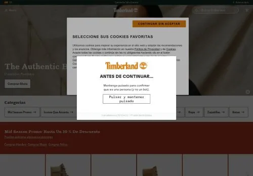 Timberland mayo 2026