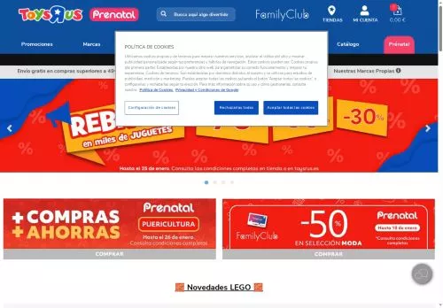 Toys'R'Us enero 2026