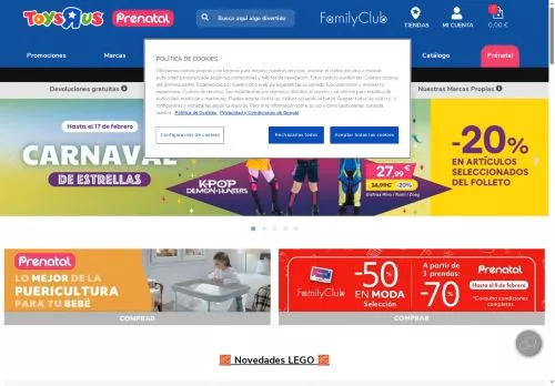 Toys'R'Us enero 2026