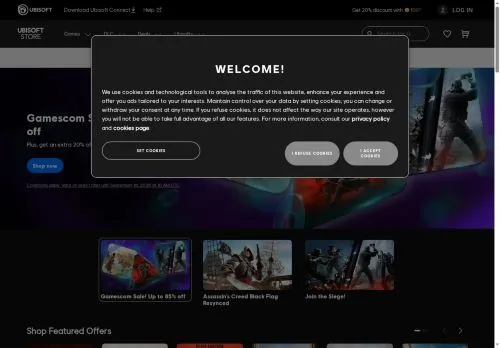 Ubisoft Store agosto 2026