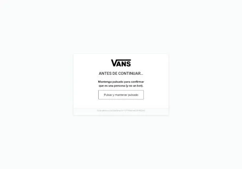 Vans septiembre 2026