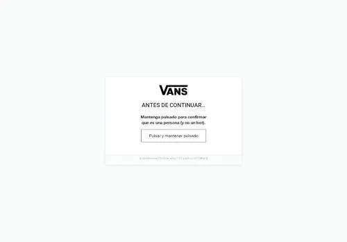 Vans septiembre 2026