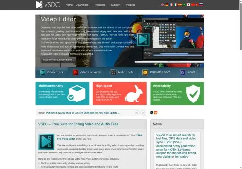 VSDC Video Editor agosto 2026