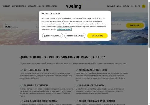 Vueling septiembre 2026
