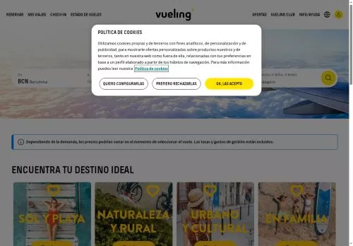 Vueling enero 2026