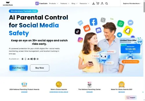 Wondershare FamiSafe abril 2026